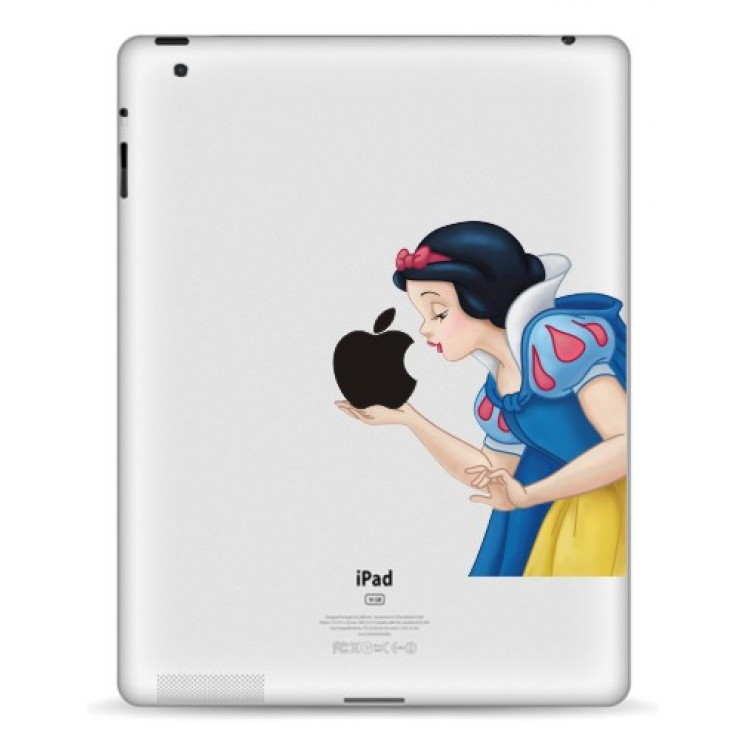 Sneeuwwitje Kleur (2) iPad Sticker iPad Stickers